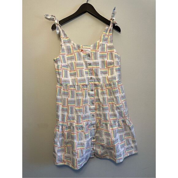 BOHO rainbow colored dress size medium - Picture 1 of 7